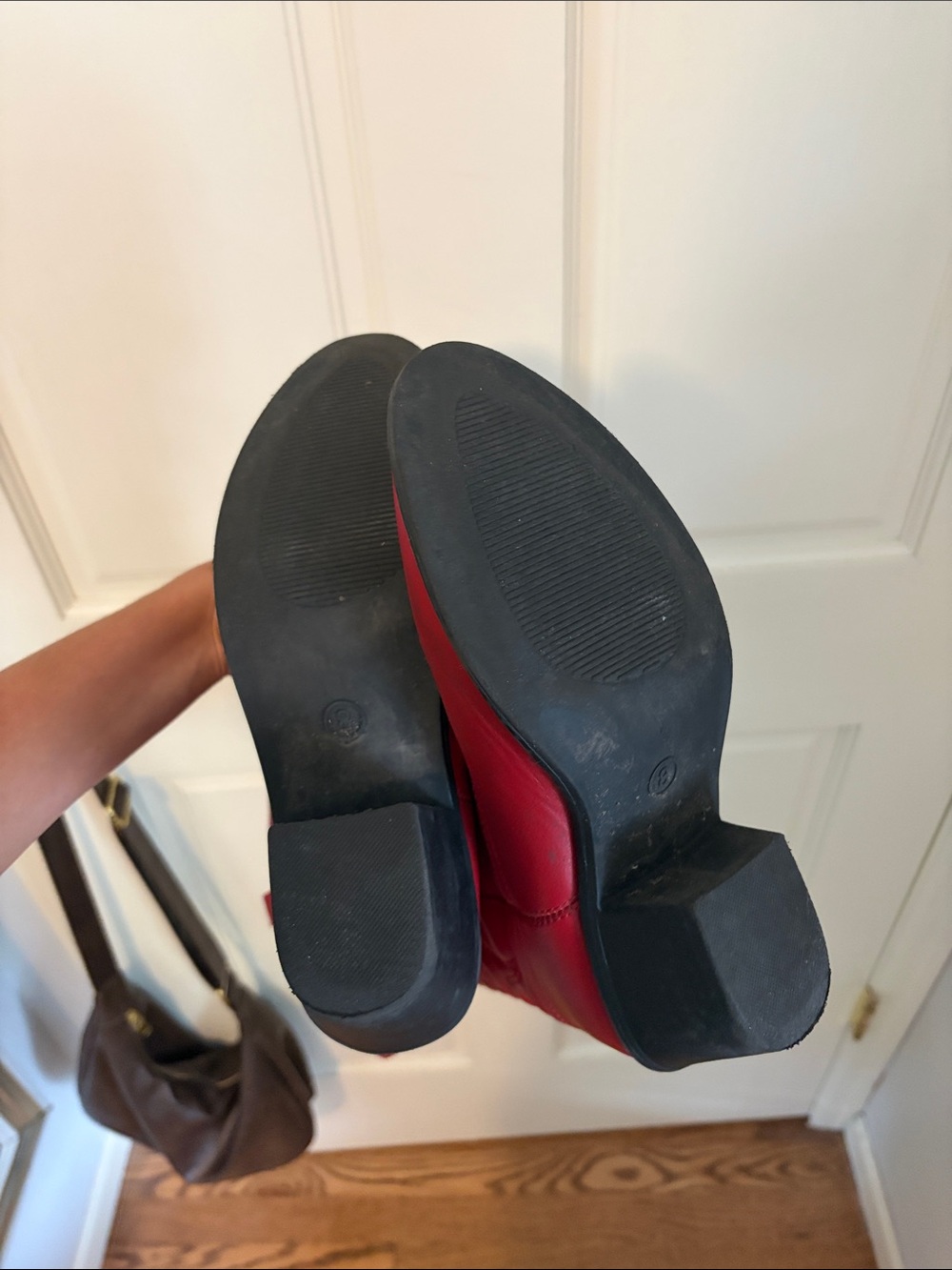 Red Cowbot Boots - Size W 8 - Picture 3 of 3